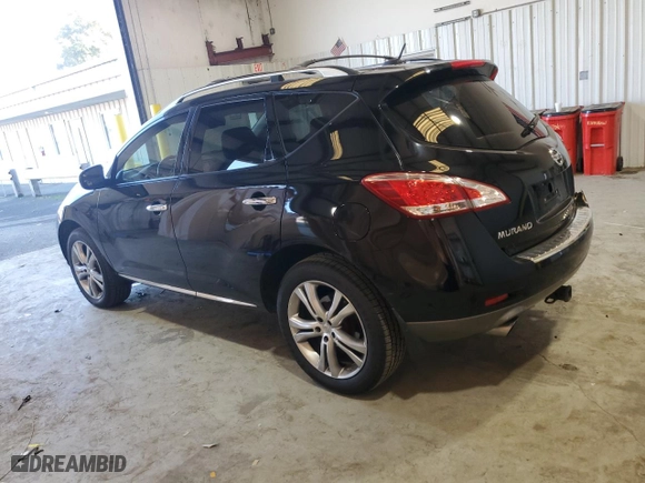 2011 Nissan Murano S with VIN JN8AZ1MW8BW152109, listed as a Copart auction lot 83475744 with 134,024 mi miles and Salvage Title. Bid and sale history available at carsss.com. Image 2.