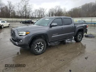 2021 Toyota Tacoma 4WD SR with VIN 5TFCZ5AN2MX256714, listed as a Copart auction lot 53074435 with 177,031 mi miles and Salvage Title. Bid and sale history available at carsss.com. Image 1.
