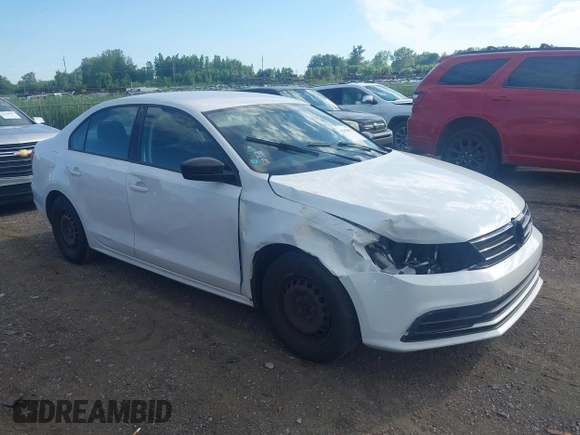 2015 Volkswagen Jetta S z VIN 3VW2K7AJ4FM327068, wystawiony jako IAAI lot #42610853 z przebiegiem 150 636 mil mil oraz . Historia ofert i sprzedaży dostępna na DreamBid. Obrazek 1.