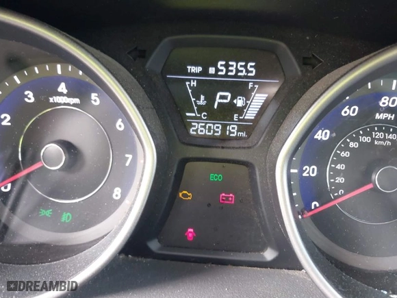 2015 Hyundai Elantra SE with VIN 5NPDH4AEXFH618708, listed as a IAAI auction lot 41932172 with 260,919 mi miles. Bid and sale history available at carsss.com. Image 7.