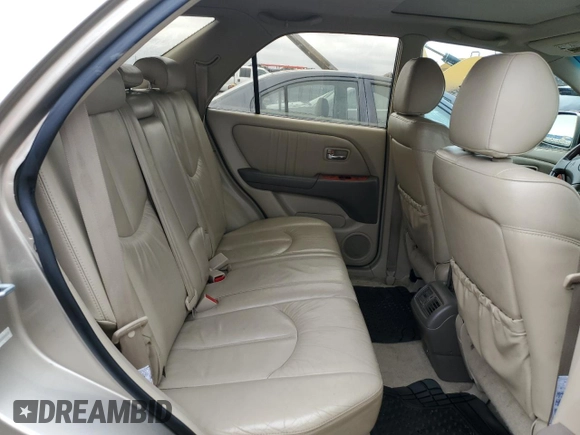 2003 Lexus RX 300 z VIN JTJHF10U530309619, wystawiony jako Copart lot #47728565 z przebiegiem 153 357 mil mil oraz Szkody całkowita. Historia ofert i sprzedaży dostępna na DreamBid. Obrazek 11.