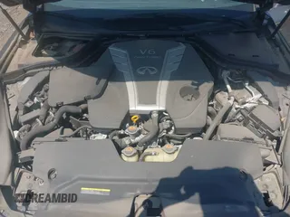 2018 Infiniti Q50 Red Sport 400 with VIN JN1FV7AP7JM461628, listed as a IAAI auction lot 42622062 with 58,561 mi miles and . Bid and sale history available at DreamBid. Image 10.