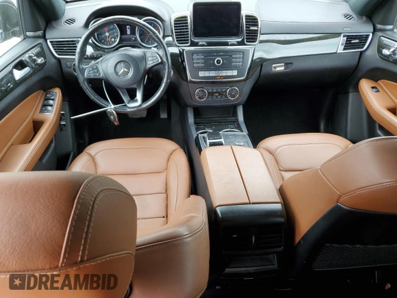 2017 Mercedes-Benz GLS 450 with VIN 4JGDF6EE6HA987647, listed as a Copart auction lot 53255364 with 73,641 mi miles and Salvage Title. Bid and sale history available at DreamBid. Image 8.