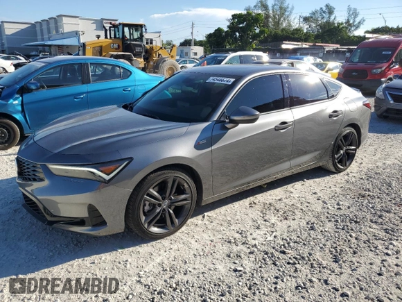 2024 Acura Integra w/A-Spec Package with VIN 19UDE4H39RA013234, listed as a Copart auction lot 74548874 with 6,682 mi miles and Salvage Title. Bid and sale history available at carsss.com. Image 1.