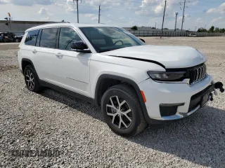 2024 Jeep Grand Cherokee Limited z VIN 1C4RJKBG2R8557615, wystawiony jako Copart lot #59046345 z przebiegiem 19 454 mil mil oraz Szkoda całkowita • Salvage title. Historia ofert i sprzedaży dostępna na DreamBid. Obrazek 4.