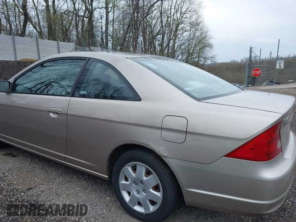 2002 Honda Civic EX with VIN 1HGEM22962L100284, listed as a IAAI auction lot 42094951 with 180,505 mi miles. Bid and sale history available at carsss.com. Image 6.