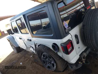 2020 Jeep Wrangler Unlimited Sport S z VIN 1C4HJXDG3LW188241, wystawiony jako IAAI lot #42371324 z przebiegiem 86 216 mil mil oraz . Historia ofert i sprzedaży dostępna na DreamBid. Obrazek 6.