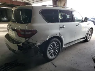 2022 Nissan Armada SL with VIN JN8AY2BB8N9815142, listed as a Copart auction lot 42256715 with 52,900 mi miles and Salvage Title. Bid and sale history available at carsss.com. Image 3.