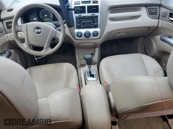 2006 Kia Sportage LX with VIN KNDJE723567251425, listed as a Copart auction lot 59339225 with 156,958 mi miles and Non repairable. Bid and sale history available at DreamBid. Image 8.