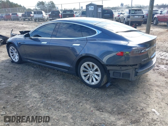 2017 Tesla Model S 100D with VIN 5YJSA1E23HF198592, listed as a IAAI auction lot 41721755 with 127,946 mi miles. Bid and sale history available at carsss.com. Image 3.