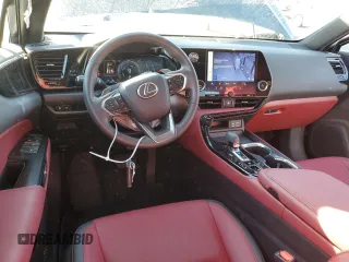 2024 Lexus NX 350h with VIN 2T2AKCEZ1RC025852, listed as a Copart auction lot 76805884 with 15,777 mi miles and Salvage title. Bid and sale history available at DreamBid. Image 8.