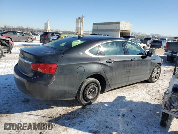 2015 Chevrolet Impala LT with VIN 2G1125S32F9248678, listed as a Copart auction lot 46180765 with 236,585 mi miles and Salvage title. Bid and sale history available at DreamBid. Image 3.