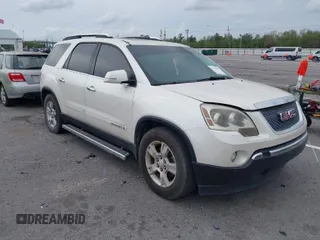 2008 GMC Acadia SLT1 with VIN 1GKER23738J169844, listed as a IAAI auction lot 41922922 with 198,500 mi miles. Bid and sale history available at carsss.com. Image 1.