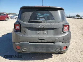 2018 Jeep Renegade Sport with VIN ZACCJAAB8JPG97428, listed as a Copart auction lot 87673395 with 91,391 mi miles and Salvage Title. Bid and sale history available at DreamBid. Image 6.
