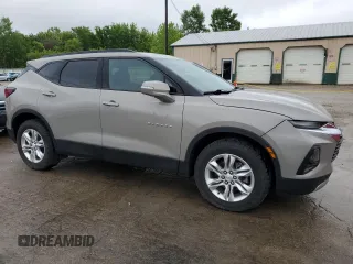 2021 Chevrolet Blazer LT with VIN 3GNKBHRS9MS532455, listed as a Copart auction lot 59397855 with Not provided miles and Salvage title. Bid and sale history available at DreamBid. Image 4.