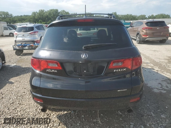 2008 Acura RDX Technology with VIN 5J8TB18508A014789, listed as a Copart auction lot 57587685 with 215,807 mi miles and Salvage title. Bid and sale history available at DreamBid. Image 6.