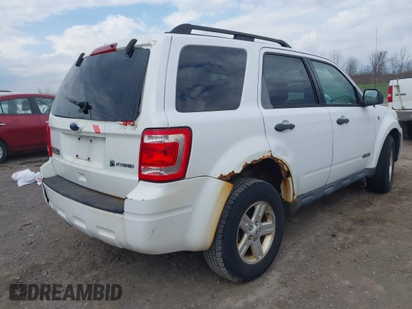 2008 Ford Escape Hybrid z VIN 1FMCU49H48KB66079, wystawiony jako IAAI lot #42113471 z przebiegiem 181 185 mil mil oraz . Historia ofert i sprzedaży dostępna na DreamBid. Obrazek 4.