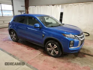 2020 Mitsubishi Outlander Sport ES 2.0 with VIN JA4AR3AU2LU005205, listed as a Copart auction lot 52110945 with 0 mi miles and Salvage Title. Bid and sale history available at carsss.com. Image 4.