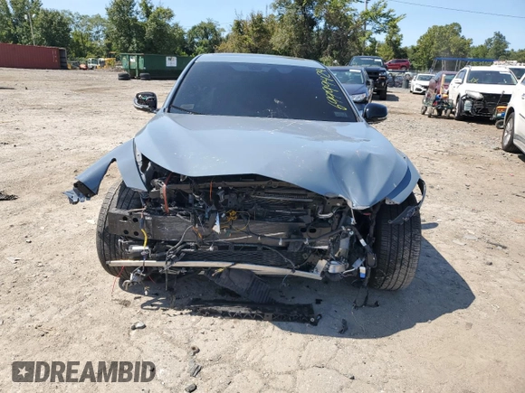 2022 Infiniti Q50 Red Sport 400 with VIN JN1FV7DR4NM390178, listed as a Copart auction lot 69999424 with 27,794 mi miles and Salvage title. Bid and sale history available at DreamBid. Image 5.