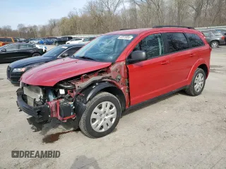 2018 Dodge Journey SE with VIN 3C4PDDAG4JT159405, listed as a Copart auction lot 52970855 with 85,084 mi miles and Salvage title. Bid and sale history available at DreamBid. Image 1.