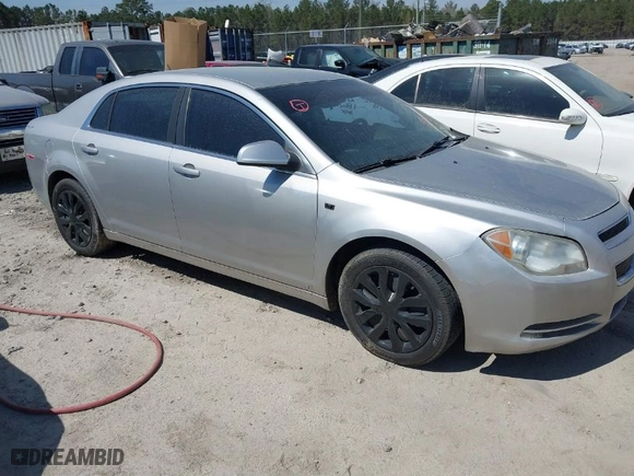2008 Chevrolet Malibu LT w/1LT with VIN 1G1ZH57B08F250165, listed as a IAAI auction lot 41784650 with 200,156 mi miles. Bid and sale history available at carsss.com. Image 1.