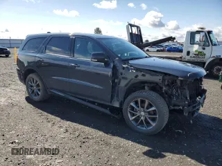 2018 Dodge Durango GT with VIN 1C4RDJDG3JC409344, listed as a Copart auction lot 56226295 with 102,297 mi miles and Salvage title. Bid and sale history available at DreamBid. Image 4.