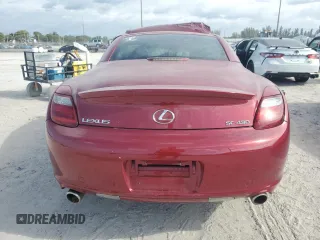 2006 Lexus SC 430 with VIN JTHFN48Y369009713, listed as a Copart auction lot 50726795 with 178,509 mi miles and Salvage title. Bid and sale history available at DreamBid. Image 6.