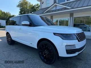 2018 Land Rover Range Rover z VIN SALGS5RE7JA383458, wystawiony jako Copart lot #88517145 z przebiegiem 99 483 mil mil oraz Czysty tytuł • Clean title. Historia ofert i sprzedaży dostępna na DreamBid. Obrazek 1.