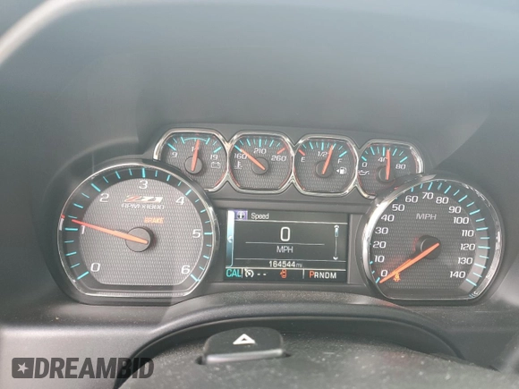 2016 Chevrolet Silverado 1500 LTZ with VIN 3GCUKSEC9GG216137, listed as a Copart auction lot 50739155 with 164,544 mi miles and Salvage Title. Bid and sale history available at carsss.com. Image 9.