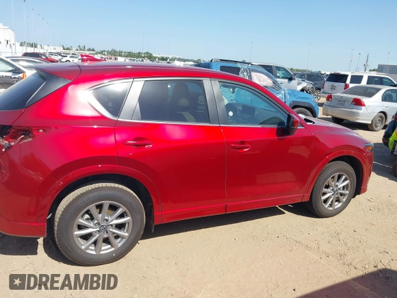 2025 Mazda CX-5 2.5 S Preferred Package with VIN JM3KFBCL4S0586351, listed as a IAAI auction lot 42026408 with 8,466 mi miles. Bid and sale history available at carsss.com. Image 13.