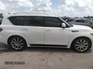 2014 Infiniti QX80 with VIN JN8AZ2NF6E9551446, listed as a IAAI auction lot 42554502 with 209,884 mi miles and . Bid and sale history available at DreamBid. Image 13.