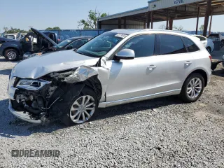 2013 Audi Q5 Premium Plus with VIN WA1LFAFPXDA094971, listed as a Copart auction lot 53179055 with 80,380 mi miles and Salvage Title. Bid and sale history available at carsss.com. Image 1.