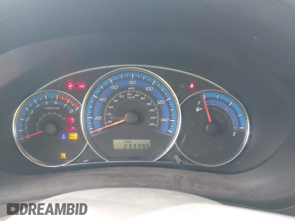 2009 Subaru Forester X with VIN JF2SH61669G737779, listed as a IAAI auction lot 41800608 with 233,396 mi miles and . Bid and sale history available at DreamBid. Image 7.