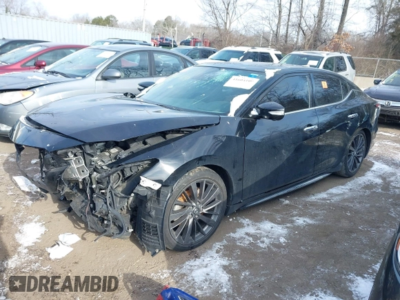 2020 Nissan Maxima Platinum with VIN 1N4AA6FVXLC377564, listed as a IAAI auction lot 41604109 with 125,823 mi miles and . Bid and sale history available at DreamBid. Image 2.