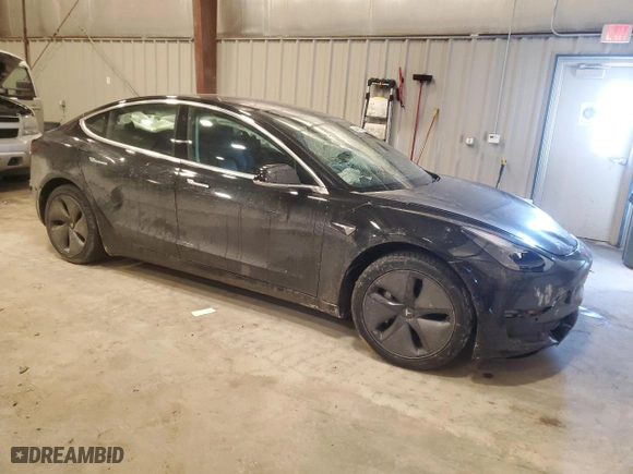 2018 Tesla Model 3 Long Range Battery with VIN 5YJ3E1EA2JF152869, listed as a Copart auction lot 46461005 with 99,476 mi miles and Clean Title. Bid and sale history available at carsss.com. Image 4.