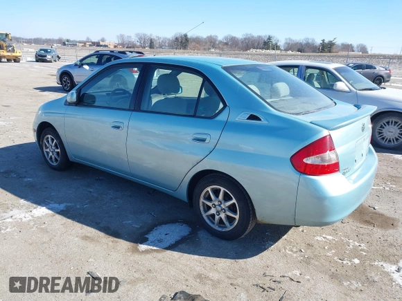 2003 Toyota Prius with VIN JT2BK18U630083222, listed as a IAAI auction lot 41615294 with 276,886 mi miles. Bid and sale history available at carsss.com. Image 3.
