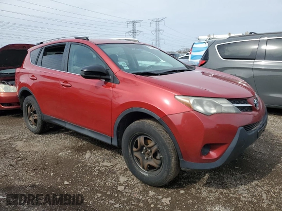 2013 Toyota RAV4 LE with VIN 2T3ZFREV8DW015233, listed as a Copart auction lot 49684555 with 115,934 mi miles and Salvage Title. Bid and sale history available at carsss.com. Image 4.