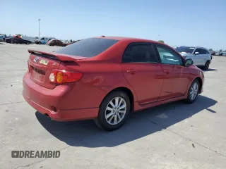 2010 Toyota Corolla with VIN 2T1BU4EE8AC478960, listed as a Copart auction lot 54344565 with 95,812 mi miles and Salvage Title. Bid and sale history available at DreamBid. Image 3.