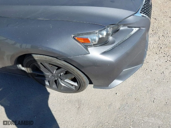 2015 Lexus IS 350 with VIN JTHBE1D21F5019906, listed as a IAAI auction lot 41484147 with 84,249 mi miles. Bid and sale history available at carsss.com. Image 6.