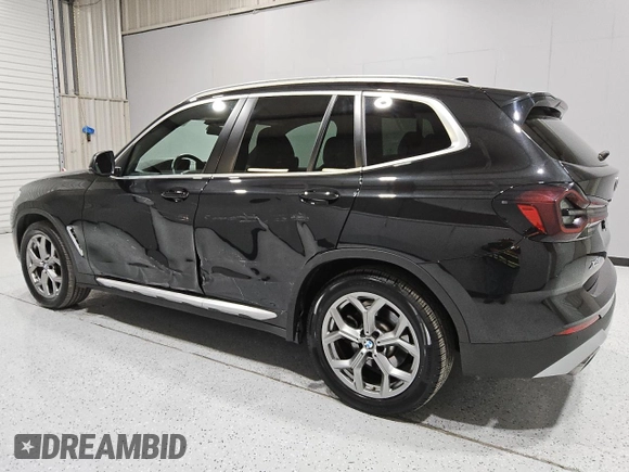 2024 BMW X3 sDrive30i with VIN 5UX43DP06R9V04050, listed as a Copart auction lot 53581435 with 28,220 mi miles and Clean Title. Bid and sale history available at DreamBid. Image 2.