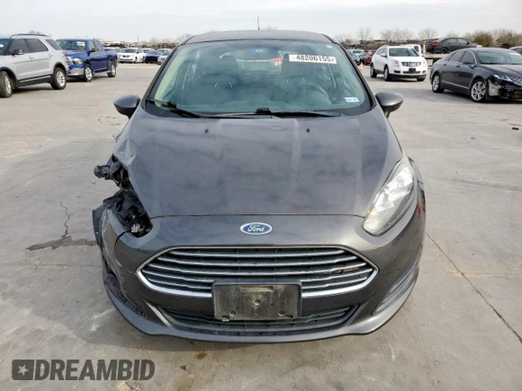 2018 Ford Fiesta SE with VIN 3FADP4EJ1JM110680, listed as a Copart auction lot 48206155 with 75,854 mi miles and Salvage Title. Bid and sale history available at carsss.com. Image 5.