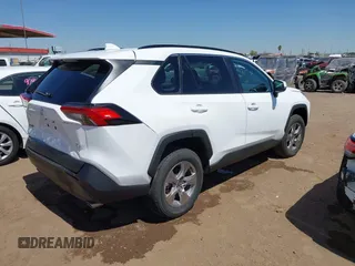 2025 Toyota RAV4 XLE with VIN 2T3W1RFV8SW374059, listed as a IAAI auction lot 42121740 with 7,228 mi miles. Bid and sale history available at carsss.com. Image 4.