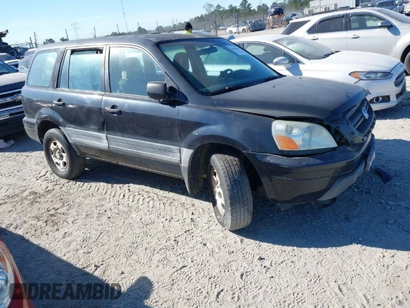 2005 Honda Pilot LX z VIN 2HKYF18175H512174, wystawiony jako IAAI lot #41038439 z przebiegiem Nie podano mil oraz . Historia ofert i sprzedaży dostępna na DreamBid. Obrazek 1.