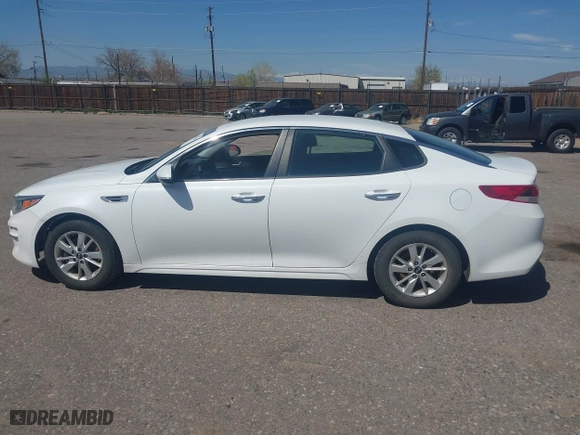 2016 Kia Optima LX with VIN 5XXGT4L37GG043391, listed as a IAAI auction lot 42029630 with 108,511 mi miles. Bid and sale history available at carsss.com. Image 14.