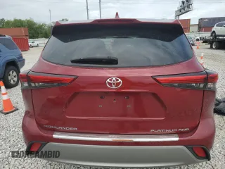 2020 Toyota Highlander Platinum z VIN 5TDFZRBH5LS022424, wystawiony jako Copart lot #58420685 z przebiegiem 90 445 mil mil oraz Szkoda całkowita • Salvage title. Historia ofert i sprzedaży dostępna na DreamBid. Obrazek 6.