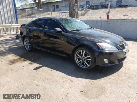 2008 Lexus IS 250 with VIN JTHBK262982067587, listed as a Copart auction lot 55614715 with 125,368 mi miles and Salvage title. Bid and sale history available at DreamBid. Image 4.