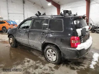 2001 Toyota Highlander with VIN JTEGF21A110027933, listed as a Copart auction lot 87670195 with 190,369 mi miles and Salvage Title. Bid and sale history available at carsss.com. Image 2.