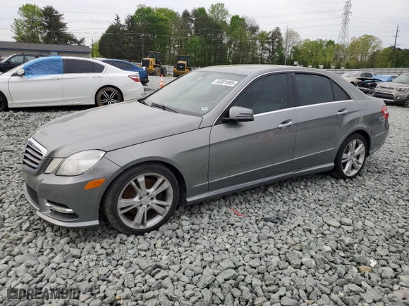 2013 Mercedes-Benz E-Class E 350 Luxury with VIN WDDHF5KB1DA676167, listed as a Copart auction lot 53301695 with 0 mi miles and Salvage Title. Bid and sale history available at carsss.com. Image 1.