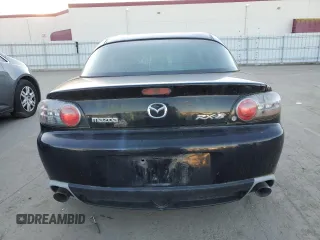 2004 Mazda RX-8 with VIN JM1FE173840127019, listed as a Copart auction lot 88172815 with 151,934 mi miles and Salvage Title. Bid and sale history available at carsss.com. Image 6.