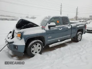 2014 GMC Sierra 1500 SLT with VIN 1GTV2VEC2EZ118358, listed as a Copart auction lot 41624075 with 0 mi miles and Salvage Title. Bid and sale history available at carsss.com. Image 1.